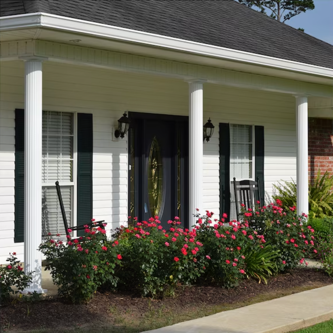 Round Fluted Metal Column Wraps