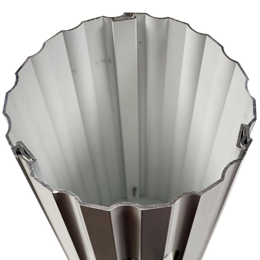 Round Fluted Metal Column Wraps