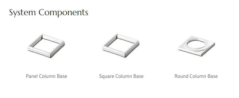 Square Panel Metal Column Wraps