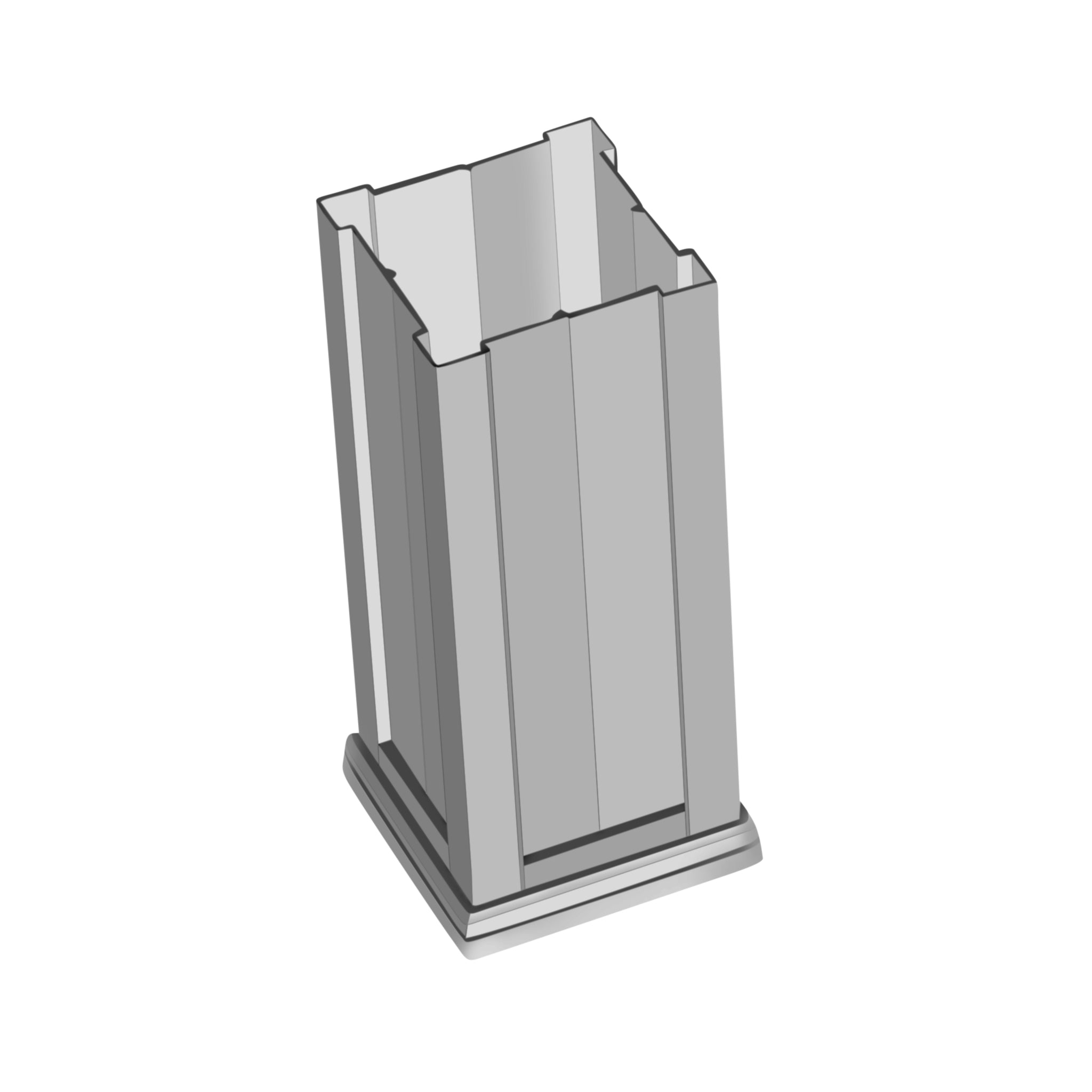 Square Panel Metal Column Wraps