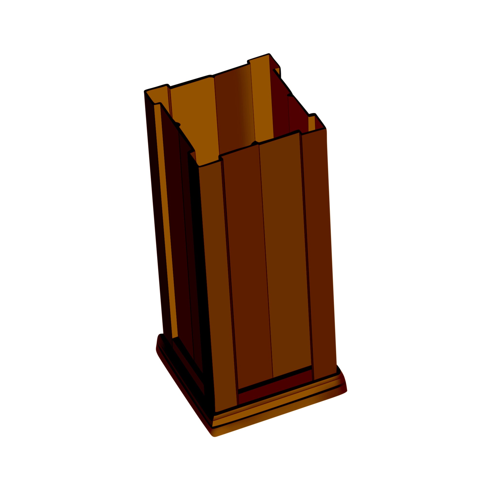 Square Panel Metal Column Wraps