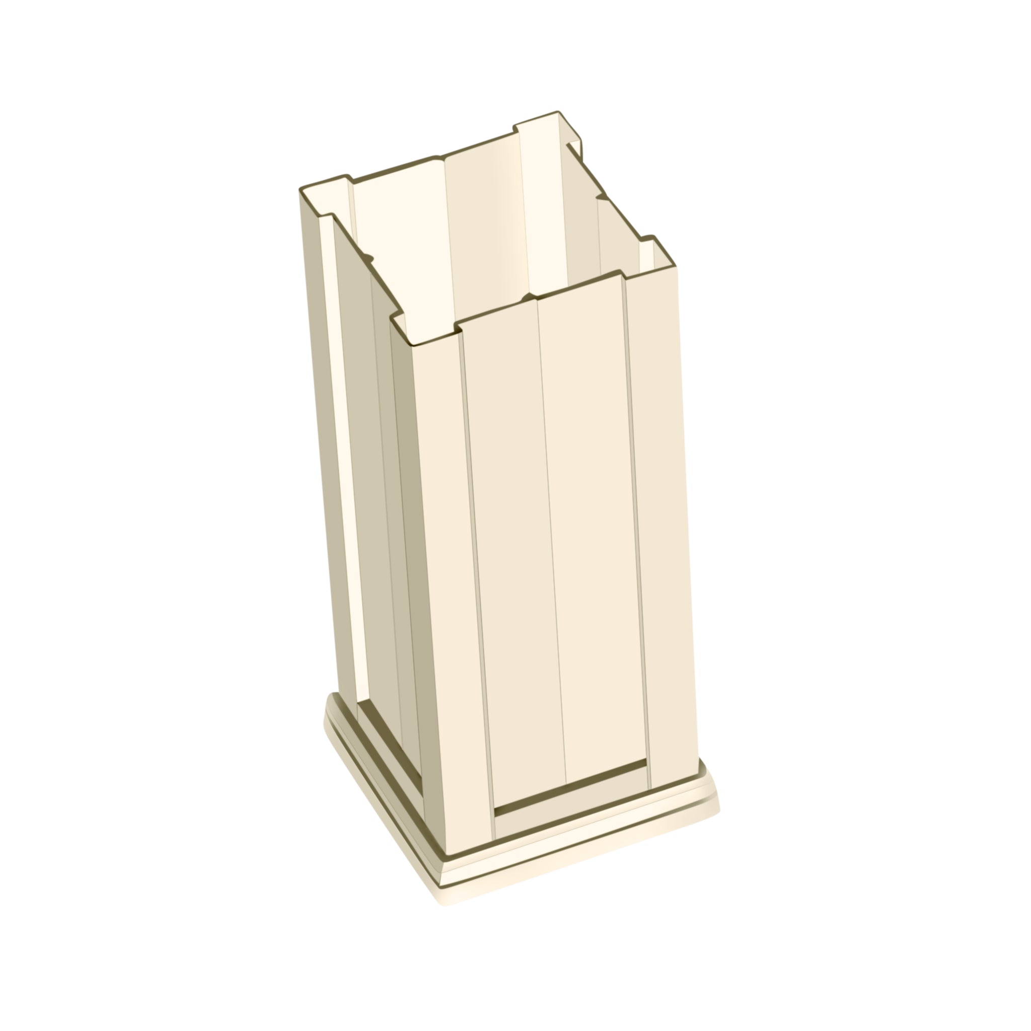 Square Panel Metal Column Wraps